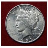 1923 D Peace Silver Dollar Coin