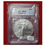 2025 Silver Eagle 1oz ICG MS70