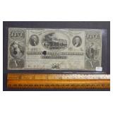 1842 $5 Madison Indianapolis Railroad Note