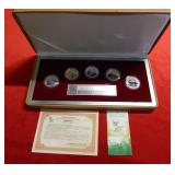 2010 Shanghai Expo Silver Medallion  Set