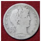 1897 S Barber Silver Half Dollar Coin
