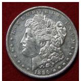 1896 Morgan Silver Dollar Coin