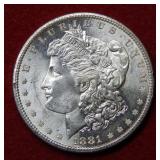 1881 S Morgan Silver Dollar Coin