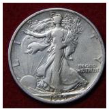1919 Walking Liberty Silver Half Dollar