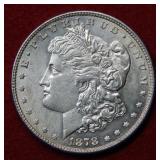 1878 7/8 Tail Feathers Morgan Silver Dollar Coin