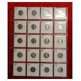 (20) Proof Jefferson Nickels - back to 1957