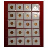 (20) Proof Lincoln Cents - back to 1957