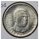 1946 Booker T Washington Silver Comm Half