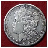 1895 O Morgan Silver Dollar Coin