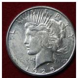 1925 S Peace Silver Dollar Coin