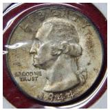 1944 Washington Silver Quarter