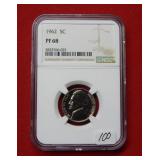 1962 Jefferson Nickel NGC PF68