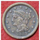 1853 Large Cent