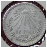 1922 Mexico 1 Peso