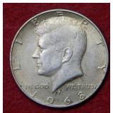 1968 D/D Kennedy Half - error coin