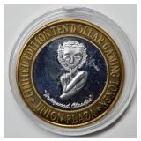 Vegas $10 Union Plaza Silver Token