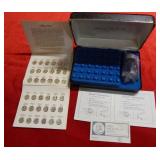 Sterling Silver Presidential Miniature Set