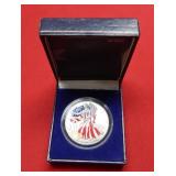 1999 Colorized Silver Eagle with Box