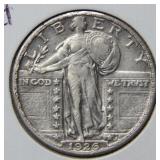 1926 Standing Liberty Silver Quarter