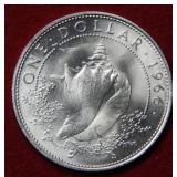1966 Bahamas Seashell Silver Commemorative