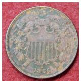1864 Two Cent Piece