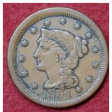 1854 Large Cent