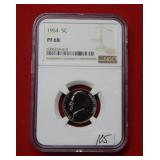 1964 Jefferson Nickel NGC PF68