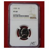 1959 Jefferson Nickel NGC PF 68