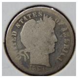 1894 Barber Silver Dime