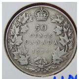 1919 Canada Silver Half Dollar