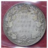 1931 Canada Silver Half Dollar