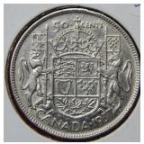 1937 Canada Silver Half Dollar