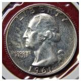 1961 Washington Silver Quarter