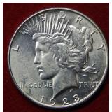 1923 D Peace Silver Dollar