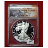 2018 S Silver Eagle 1oz ANACS PR70 DCAM