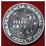 1975 Republic of Caboverde 250 Escuedos Silver Com