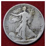 1916 Walking Liberty Silver Half