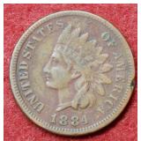 1884 Indian Head Cent