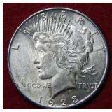 1923 S Peace Silver Dollar Coin