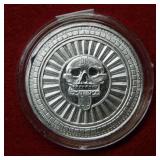 Skull 1oz Silver Round