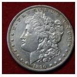 1890 CC Morgan Silver Dollar Coin