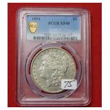 1894 Morgan Silver Dollar PCGS XF 40
