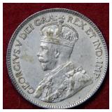 1920 Canada Silver Quarter