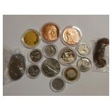 Grab Bag Lot - Copper Rounds - US Quarters & More!