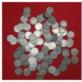 100 Liberty Head Nickels - many dated in 1800
