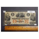 1859 $1 Treasurer of Lyons City Note