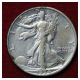 1934 D Walking Liberty Silver Half Dollar Coin