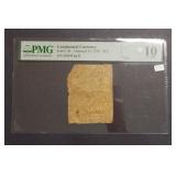 1776 Continental Currency FR#CC-20 PMG 10