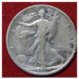 1920 D Walking Liberty Silver Half Dollar Coin