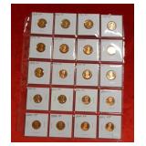 (20) Proof Lincoln Cents - back to 1957